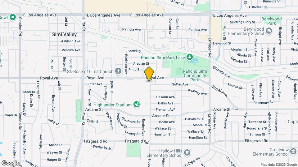 1363 Hudspeth St, Unit #2 Mapa y Detalles de la Ubicación