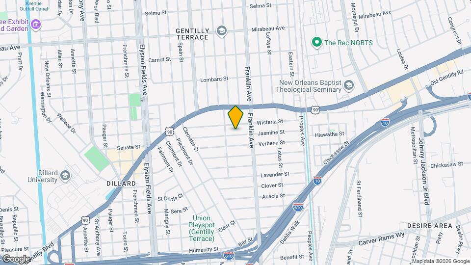 2537 Jasmine St Mapa y Detalles de la Ubicación