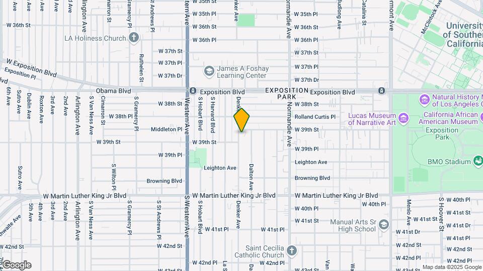 3906 Denker Ave-Unit -2 Map and Location Details