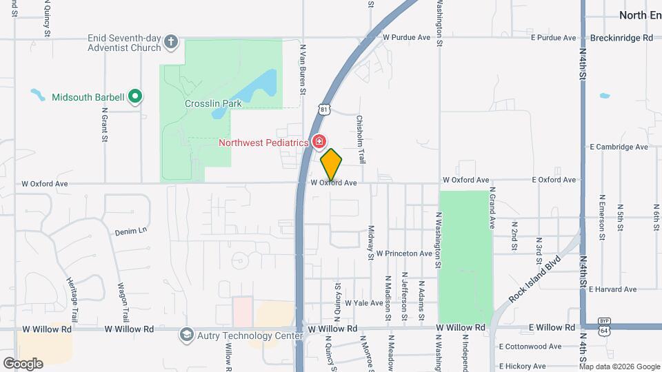 813 W Oxford Ave Map and Location Details