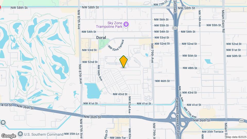 8169 NW 48th Ter Map and Location Details