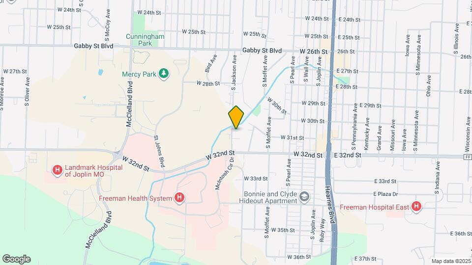 3025 S Jackson Ave Map and Location Details