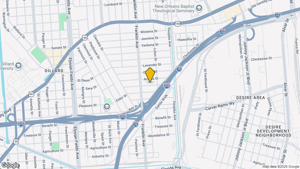 2647 Myrtle St Map and Location Details