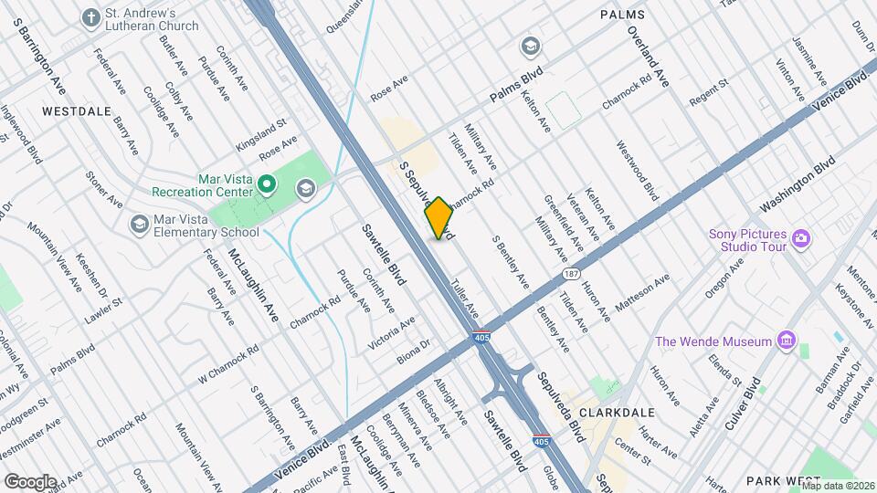 3612 Tuller Ave Map and Location Details