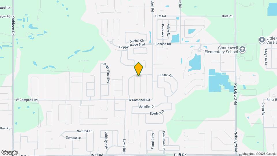 8016 Apache Ln Map and Location Details