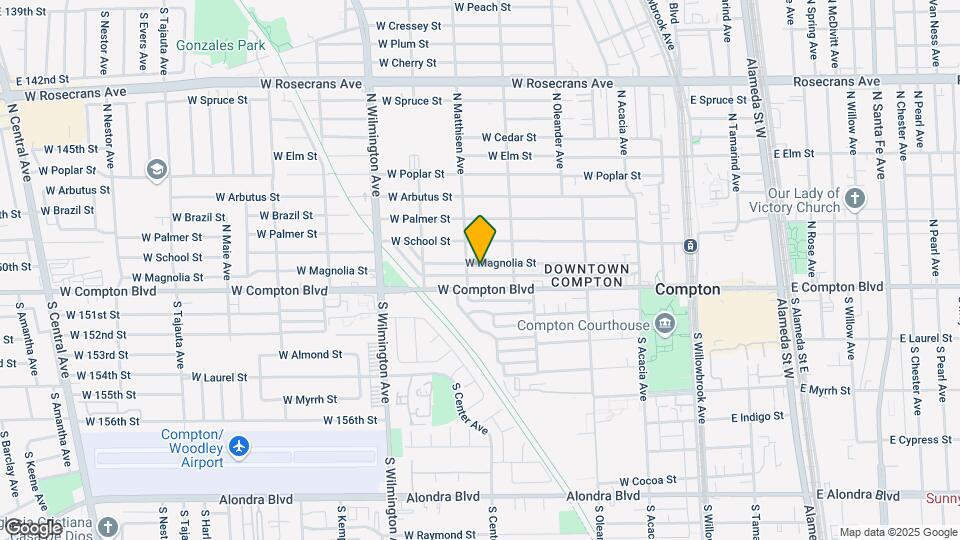 528 W Magnolia St Mapa y Detalles de la Ubicación