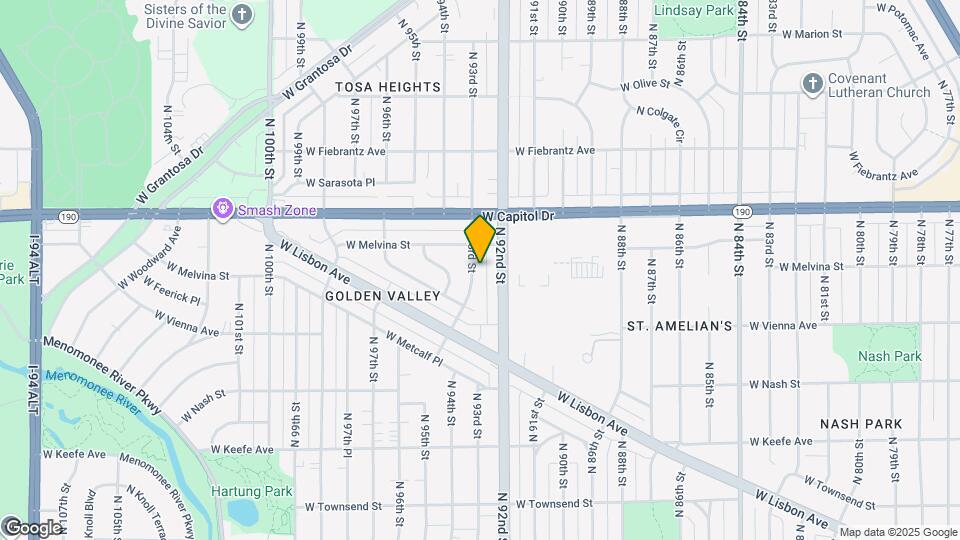 3894 N 93rd St Map and Location Details