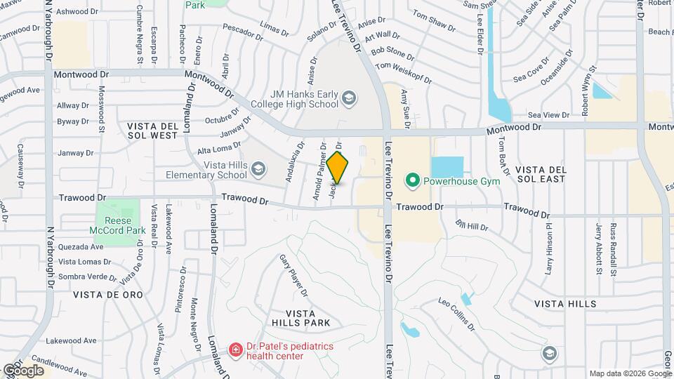 1826 Jack Nicklaus Dr Map and Location Details