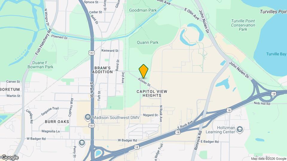 218 Koster St, Unit Upper Level Mapa y Detalles de la Ubicación