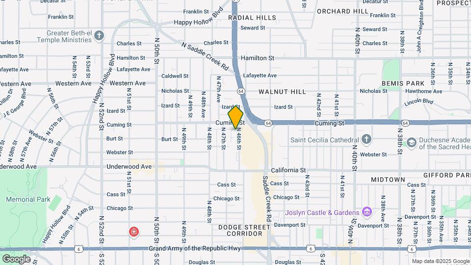 828 N 46th St Map and Location Details