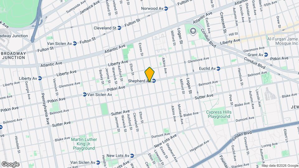 2462 Pitkin Ave Map and Location Details