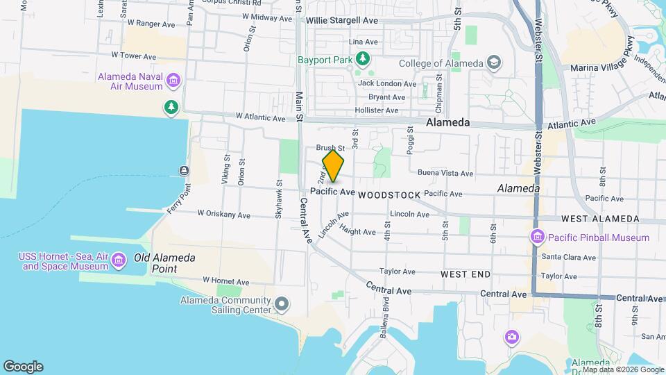 215 Pacific Ave Map and Location Details