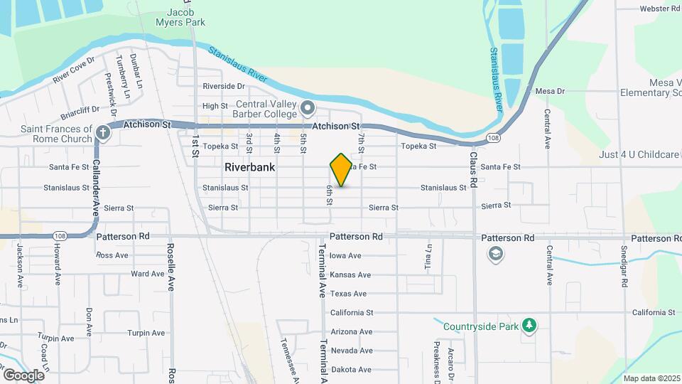 3618 Stanislaus St Map and Location Details