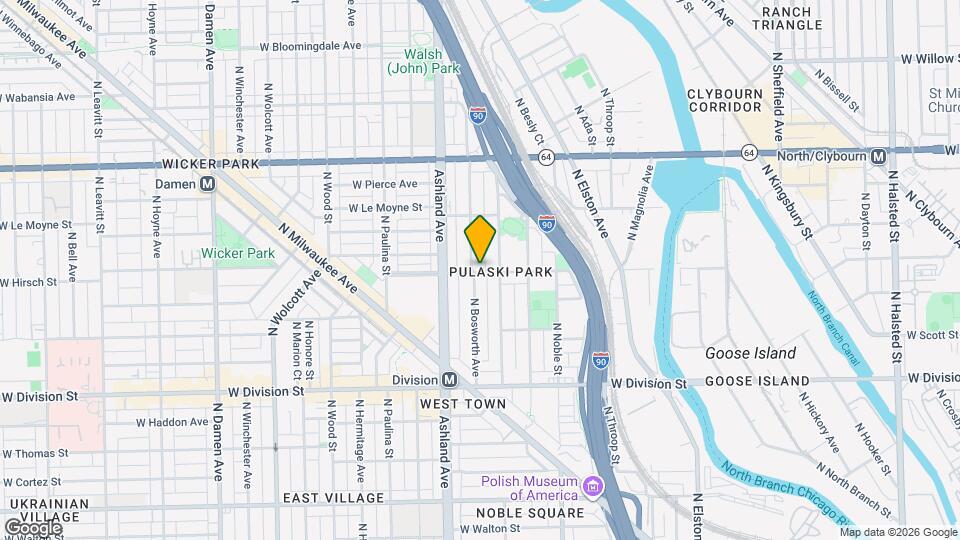 1401 N Bosworth Ave, Unit 5 Mapa y Detalles de la Ubicación