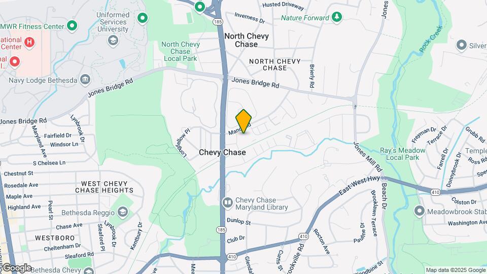 8525 Chevy Chase Lake Terrace Map and Location Details