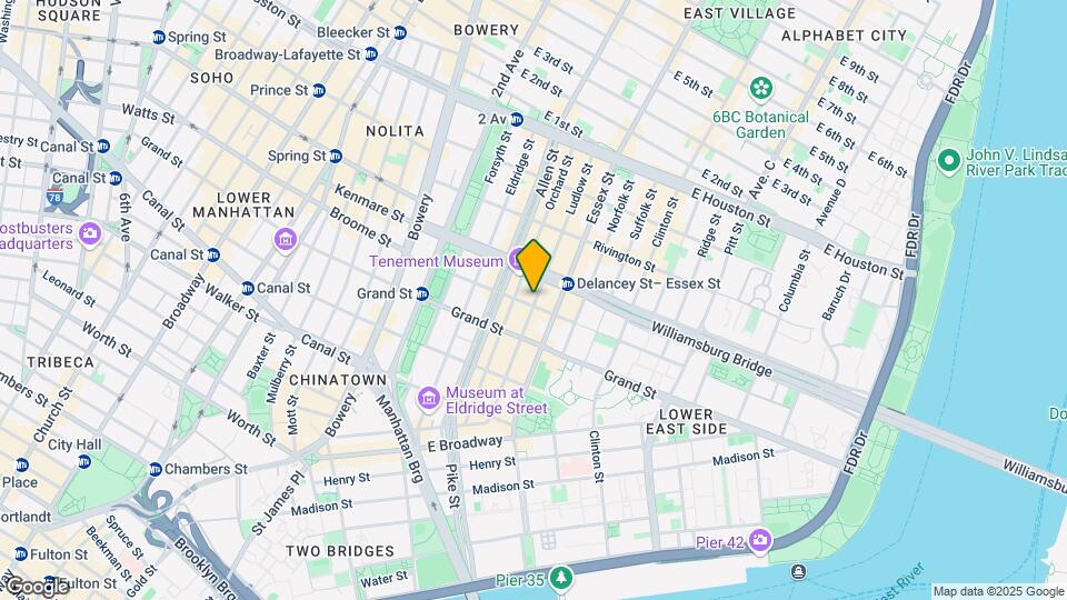 81 Ludlow St Map and Location Details
