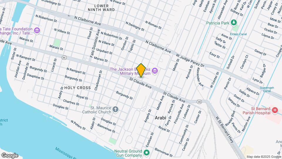 6333 Saint Claude Ave, Unit 6333 St. Claude St Mapa y Detalles de la Ubicación