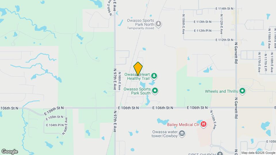 10010 E 108th Pl N Map and Location Details