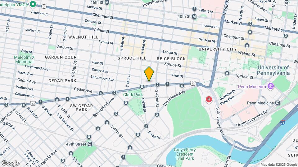 4219 Baltimore Ave Map and Location Details
