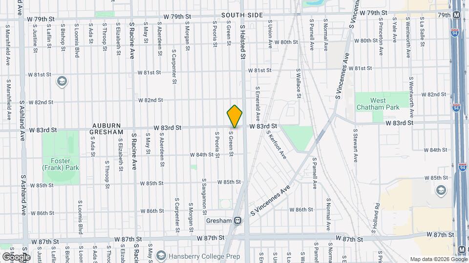 8301 S Green St Mapa y Detalles de la Ubicación