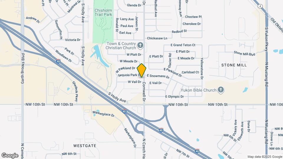 101 W Vail Dr Map and Location Details