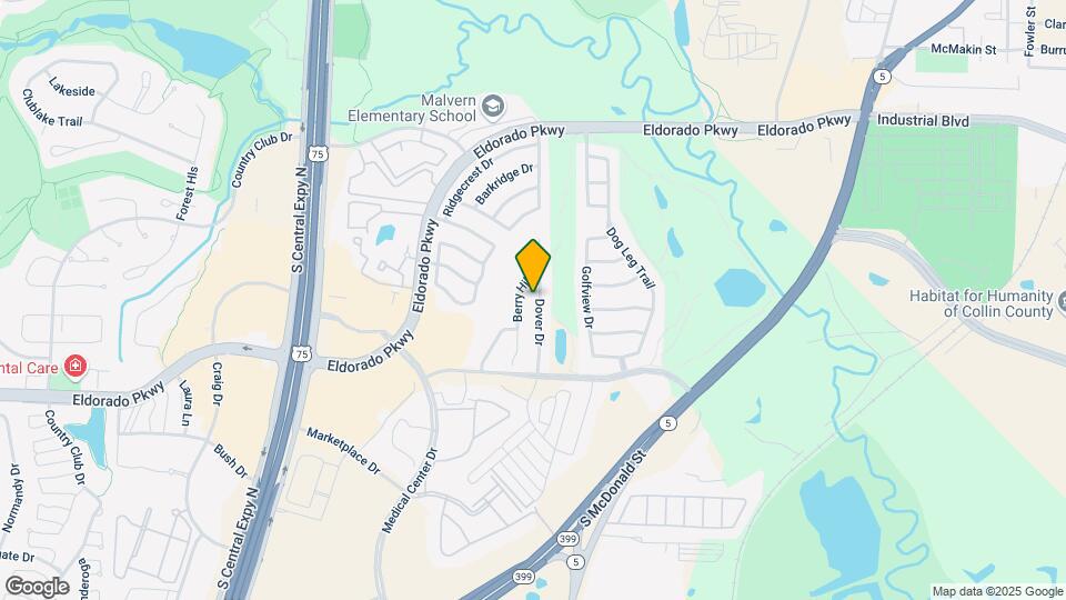 2800 Dover Dr Map and Location Details