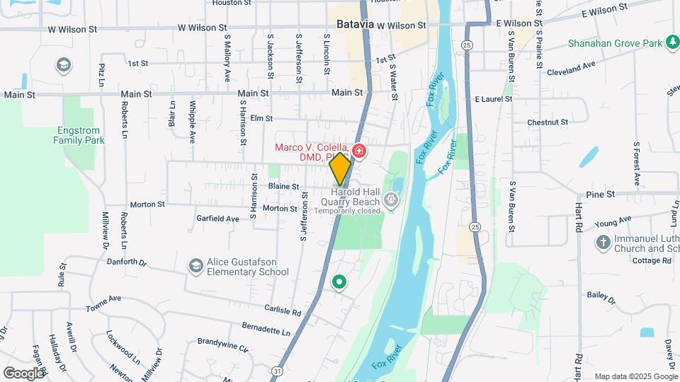 603 S Batavia Ave Map and Location Details