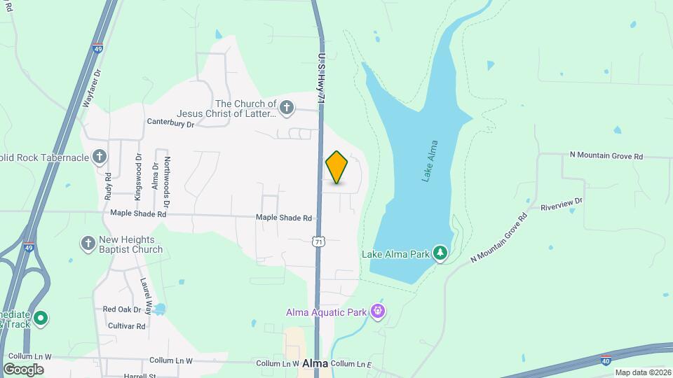 1229 Lakeview Estates Dr Map and Location Details