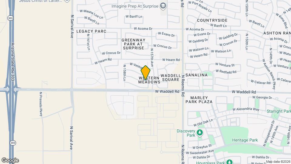 15723 W Calavar Rd Mapa y Detalles de la Ubicación