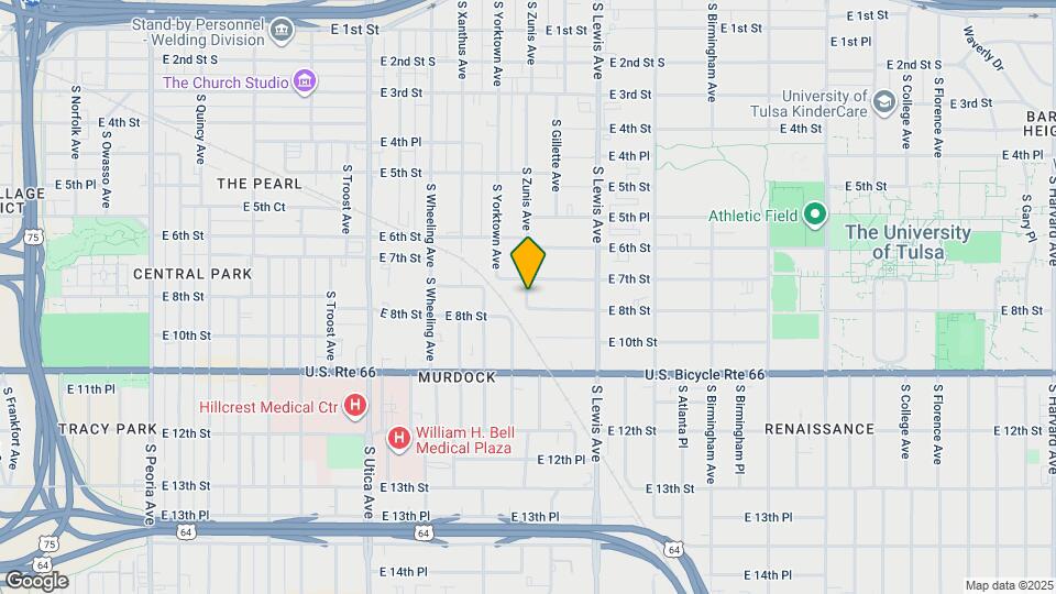 713 S Zunis Ave Map and Location Details