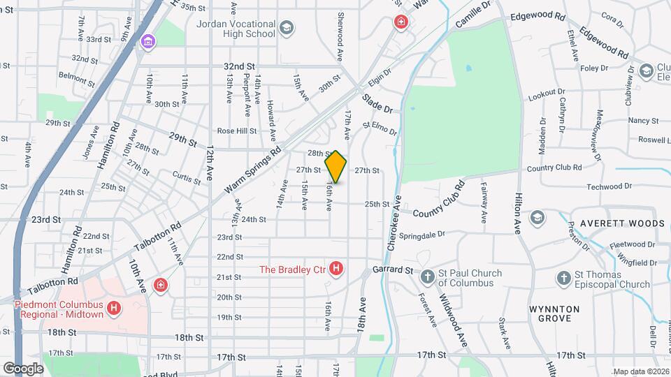 2520 16th Ave Map and Location Details