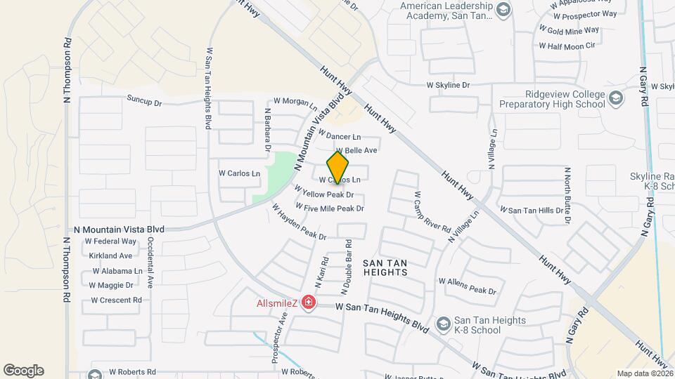 3194 W Yellow Peak Dr Map and Location Details