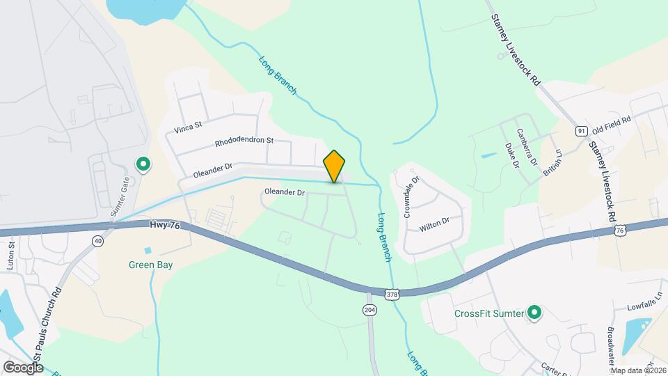 3840 Oleander Dr Map and Location Details