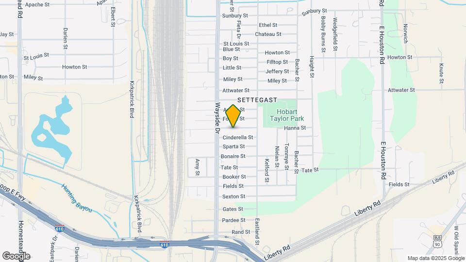 7936 Hanna St Map and Location Details