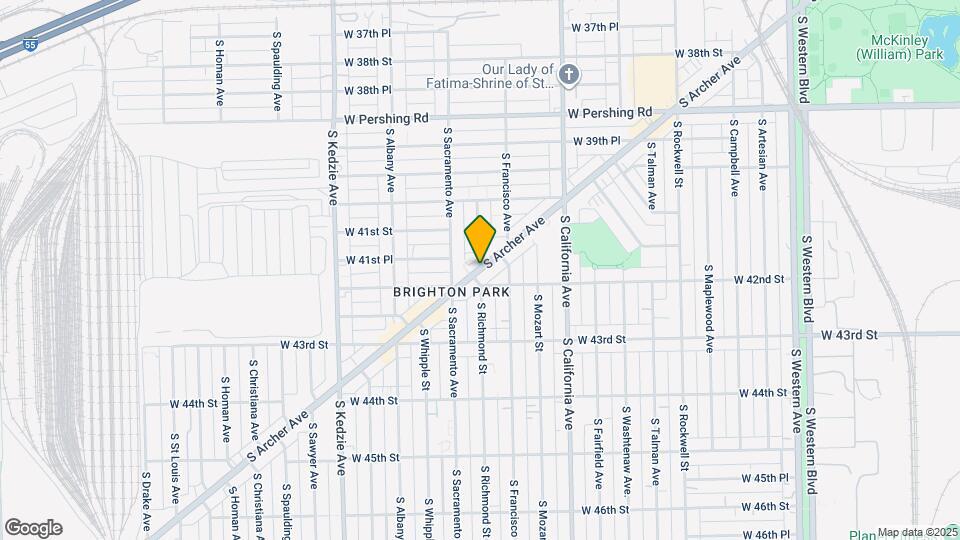 4165 S Archer Ave, Unit 302 Map and Location Details