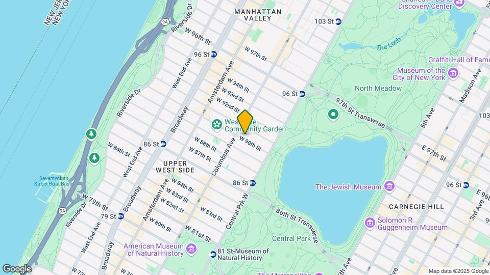 59 W 90th St Map and Location Details