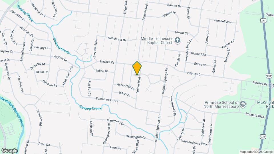 2251 Tedder Blvd Map and Location Details