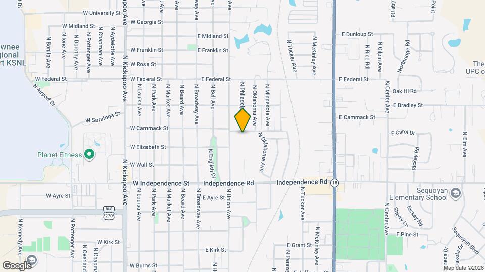 209 E Cammack St Map and Location Details