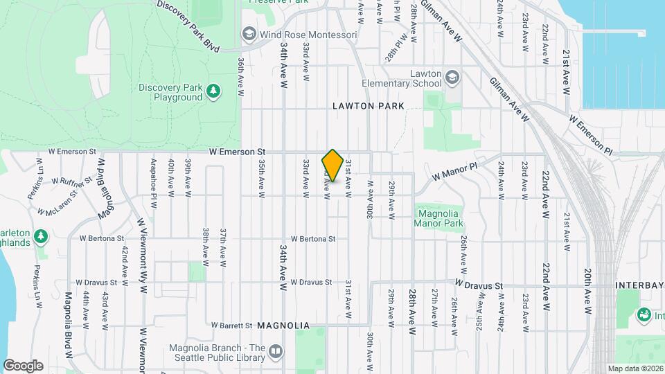 3606 32nd Ave W Mapa y Detalles de la Ubicación