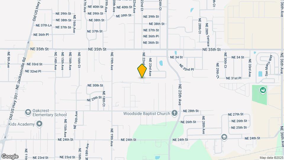 3116 NE 22nd Ct Map and Location Details