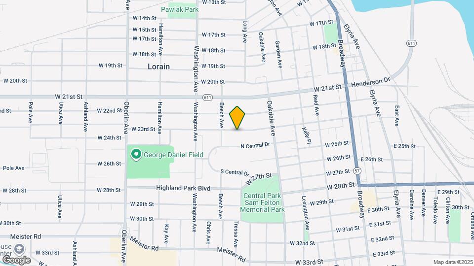 823 W 23rd St Mapa y Detalles de la Ubicación