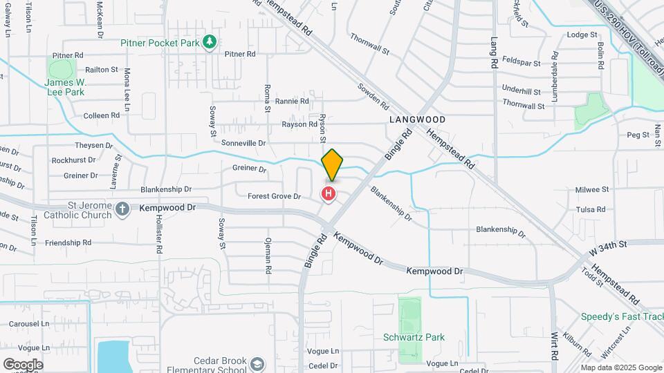 8430 Churchville Dr Map and Location Details