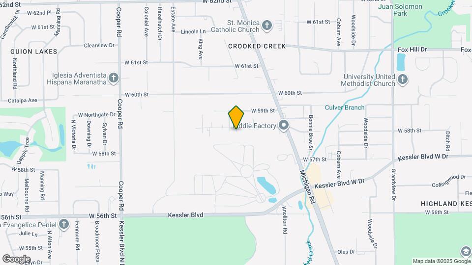 2229 W 58th St Map and Location Details