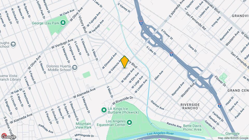 334 W Alameda Ave Mapa y Detalles de la Ubicación