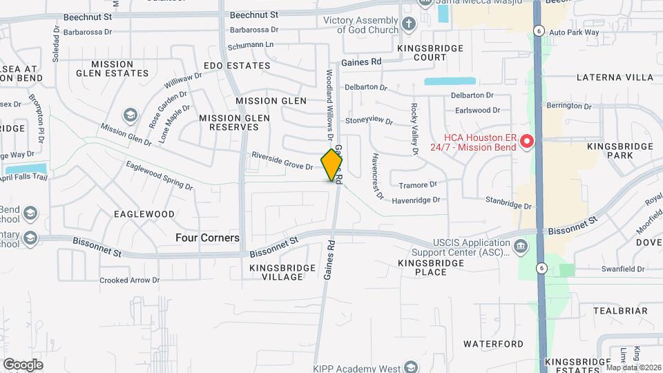 15202 Lynford Crest Dr Map and Location Details