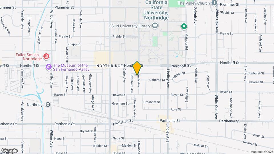 9011 Etiwanda Ave Mapa y Detalles de la Ubicación