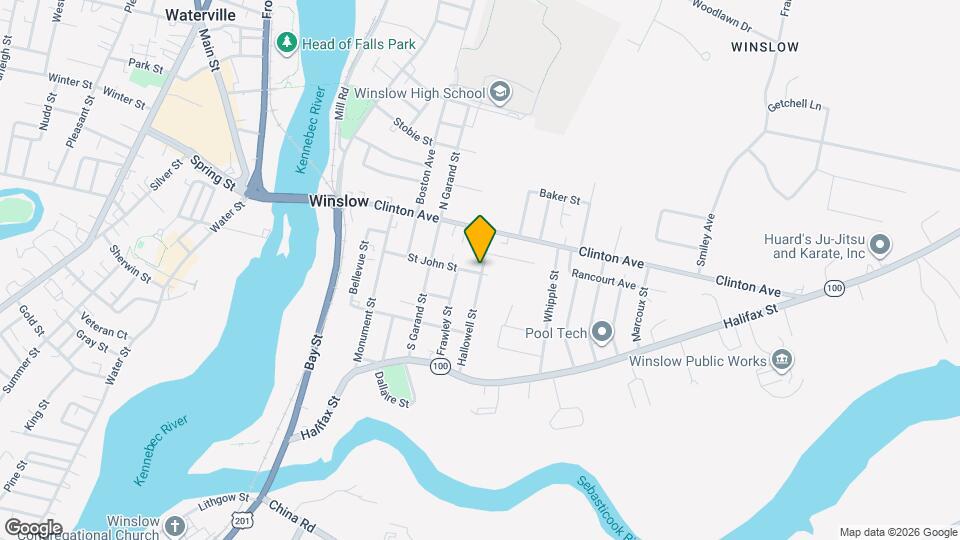 6 Hallowell St, Unit 3 Map and Location Details