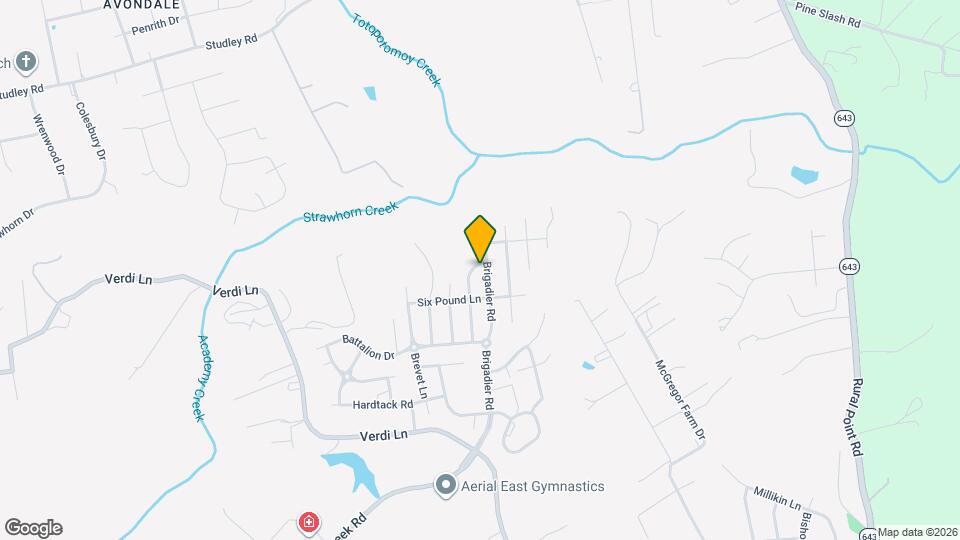 9069 Brigadier Rd Map and Location Details