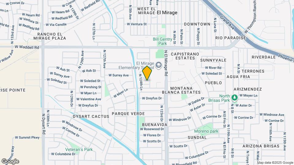 12406 W Pershing St Map and Location Details