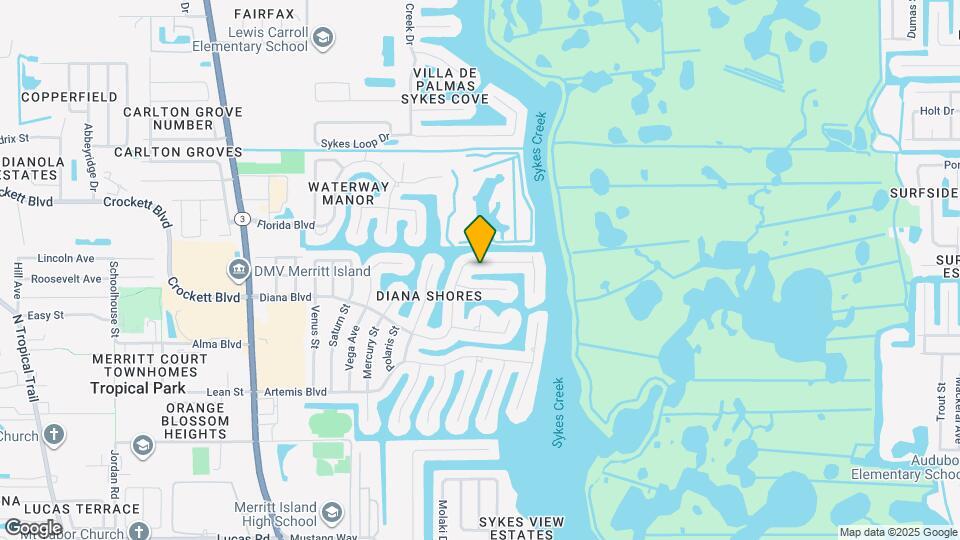 445 Diana Blvd Map and Location Details